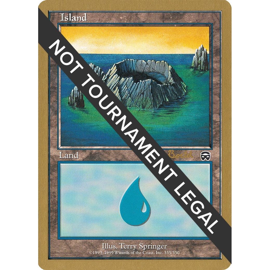 Image for Island (335) - 2001 Alex Borteh (MMQ) (WCD) - Magic: The Gathering