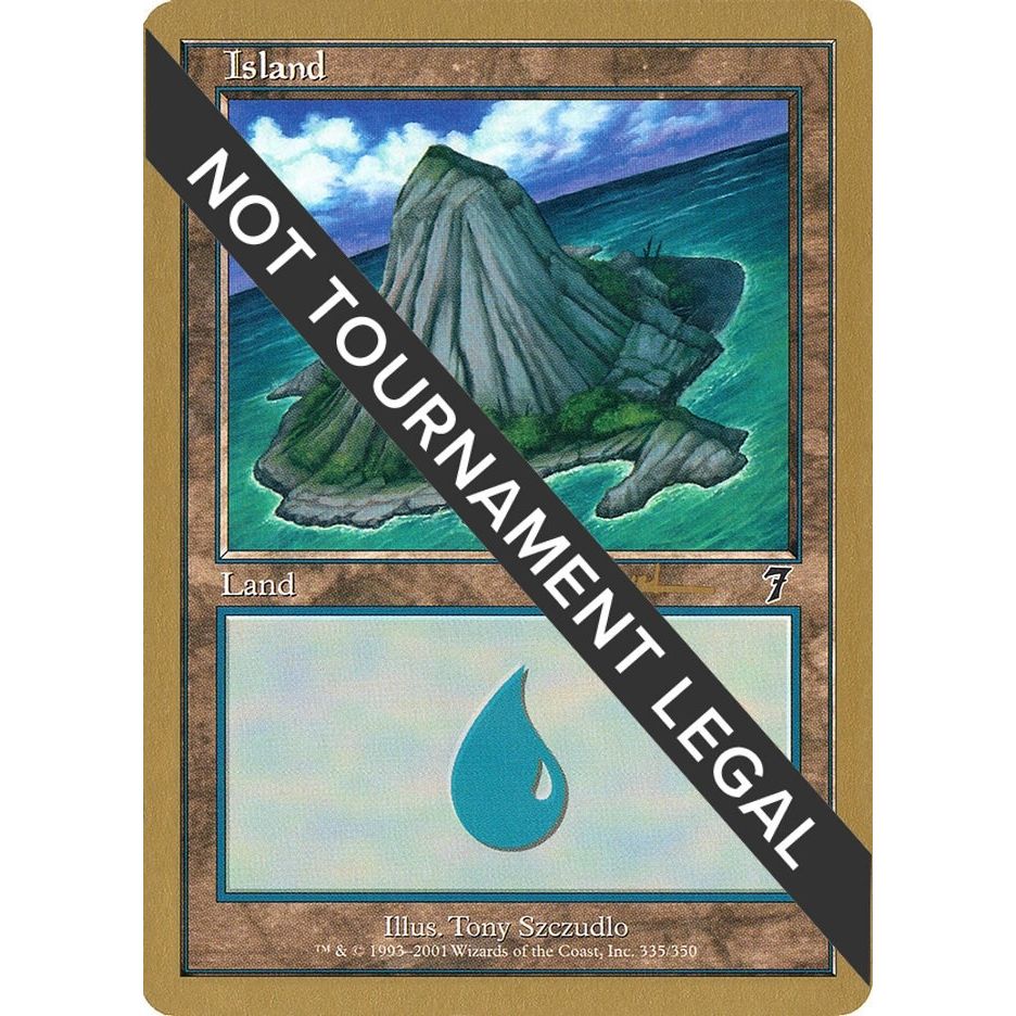 Image for Island (335) - 2001 Alex Borteh (7ED) (WCD) - Magic: The Gathering
