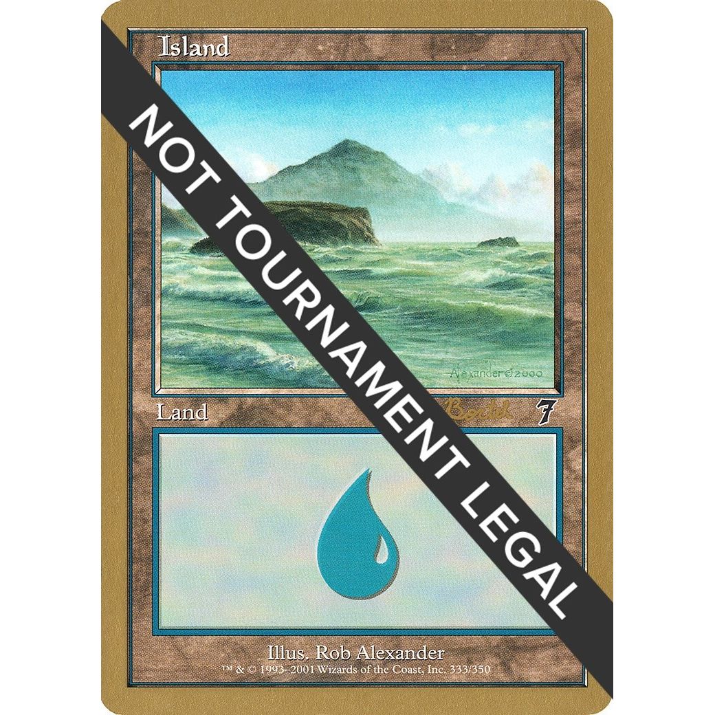 Image for Island (333) - 2001 Alex Borteh (7ED) (WCD) - Magic: The Gathering