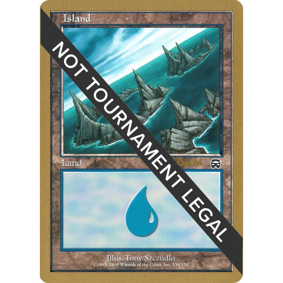 Image for Island (338) - 2001 Alex Borteh (MMQ) (WCD) - Magic: The Gathering