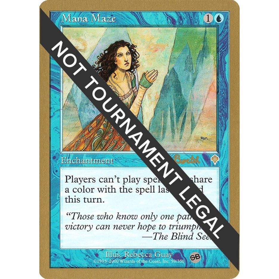 Image for Mana Maze - 2001 Alex Borteh (INV) (SB) (WCD) - Magic: The Gathering