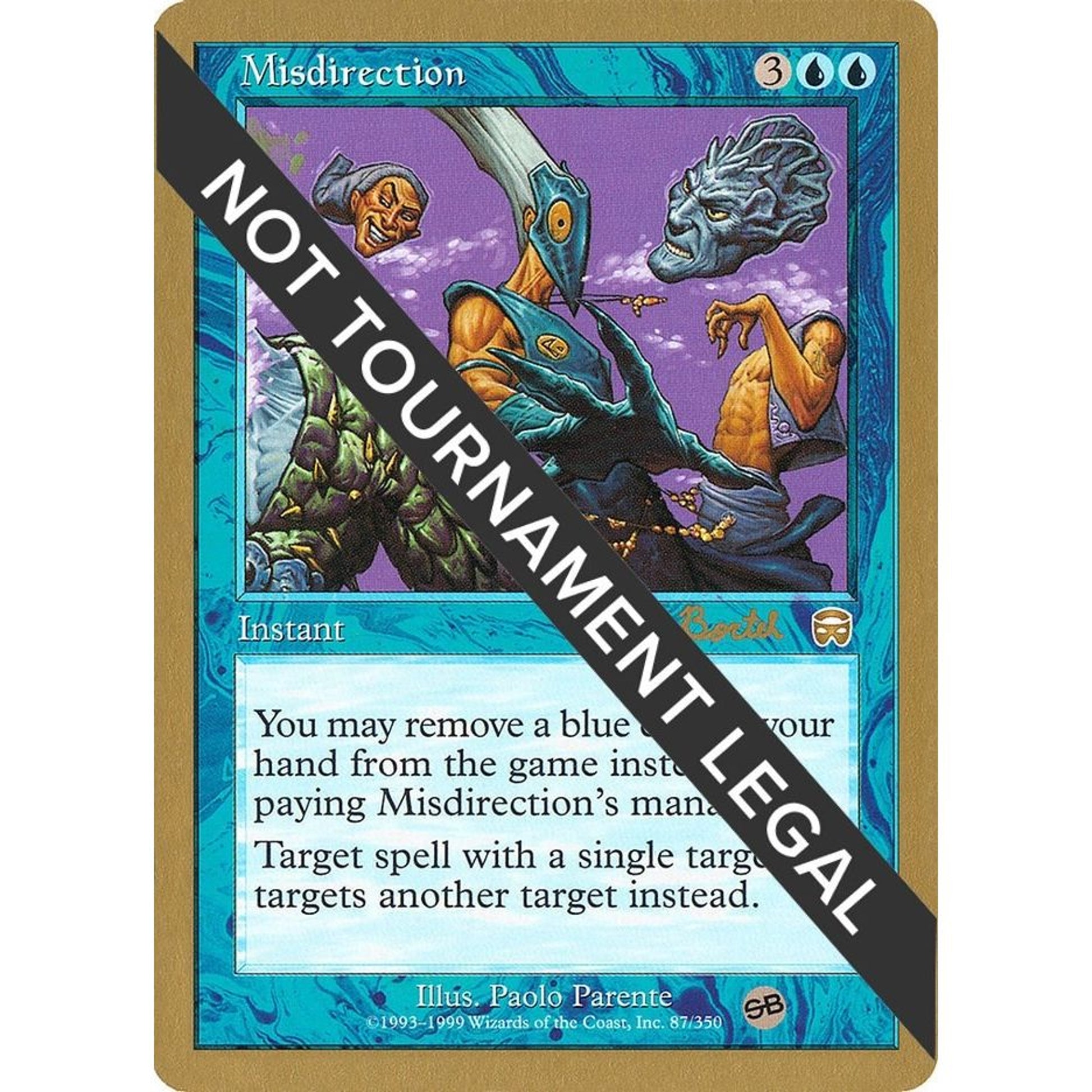 Image for Misdirection - 2001 Alex Borteh (MMQ) (SB) (WCD) - Magic: The Gathering