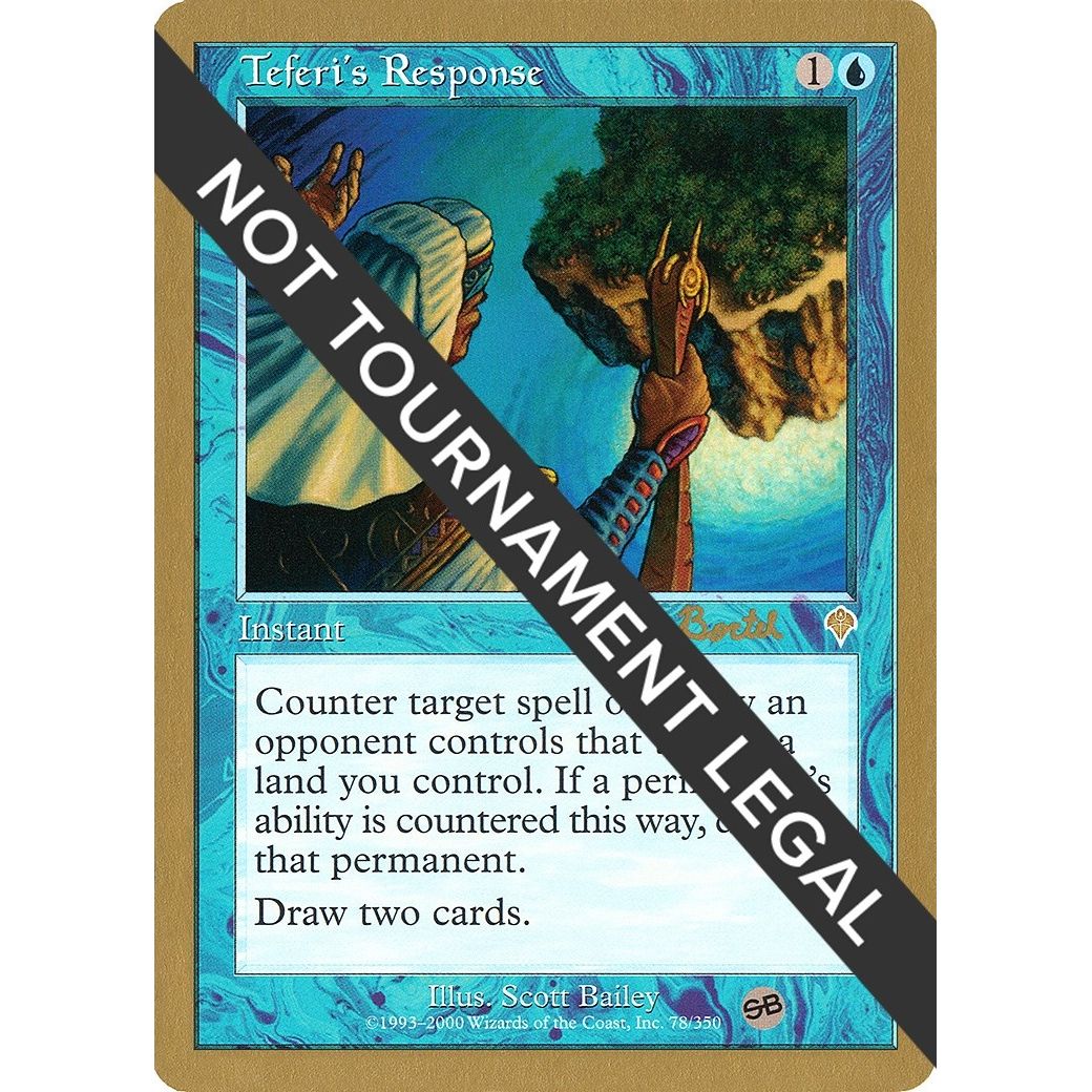Image for Teferi's Response - 2001 Alex Borteh (INV) (SB) (WCD) - Magic: The Gathering