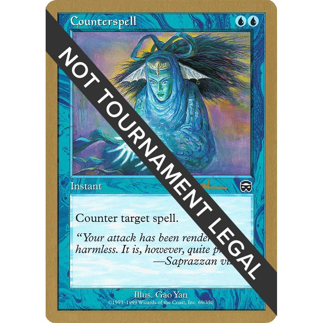 Image for Counterspell - 2001 Antoine Ruel (MMQ) (WCD) - Magic: The Gathering