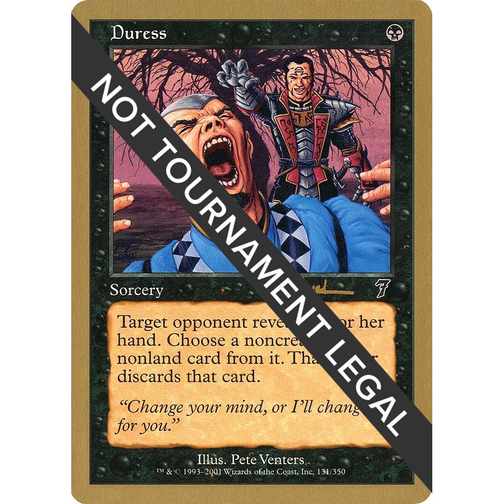 Image for Duress - 2001 Antoine Ruel (7ED) (WCD) - Magic: The Gathering