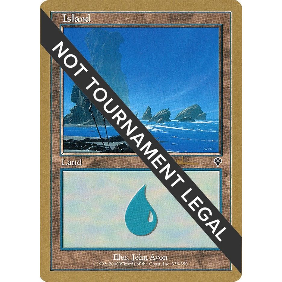 Image for Island (336) - 2001 Antoine Ruel (INV) (WCD) - Magic: The Gathering