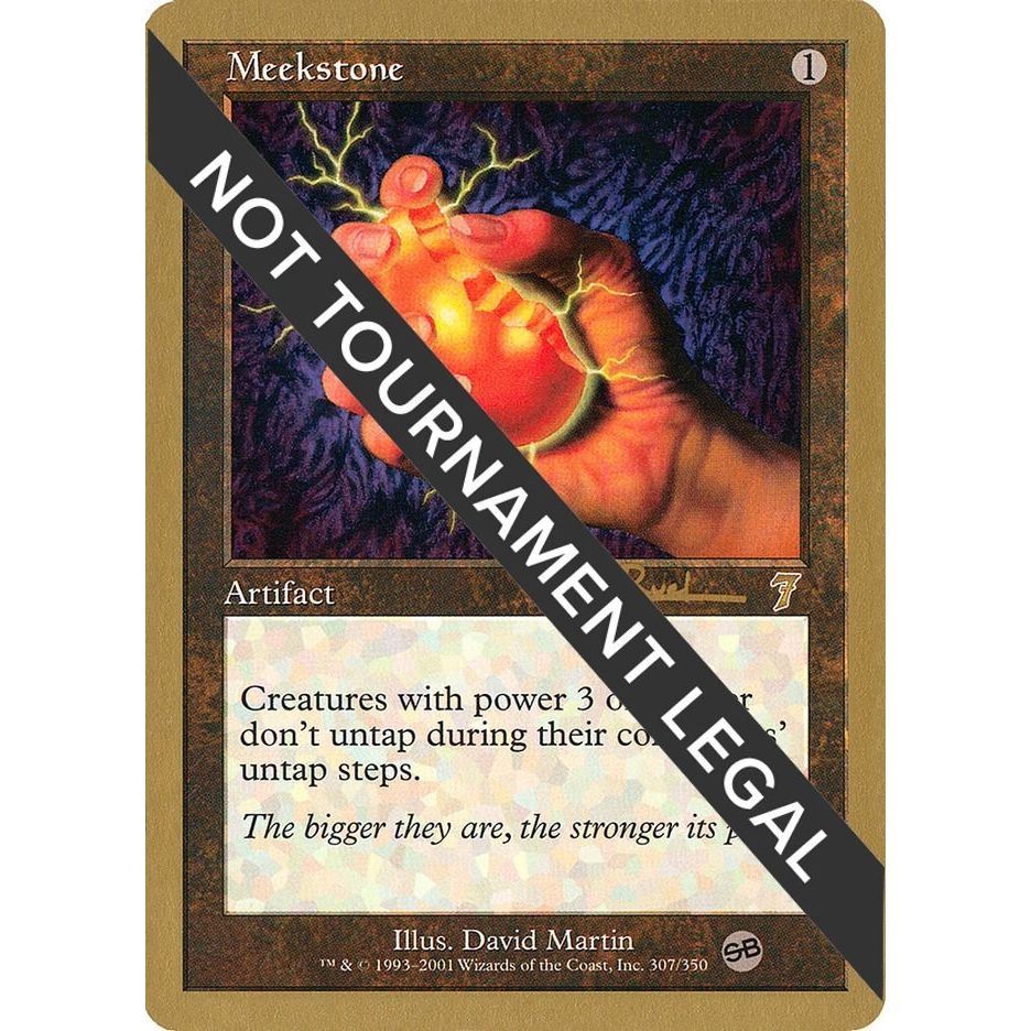 Image for Meekstone - 2001 Antoine Ruel (7ED) (SB) (WCD) - Magic: The Gathering