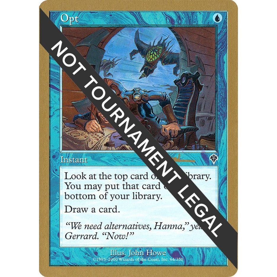Image for Opt - 2001 Antoine Ruel (INV) (WCD) - Magic: The Gathering