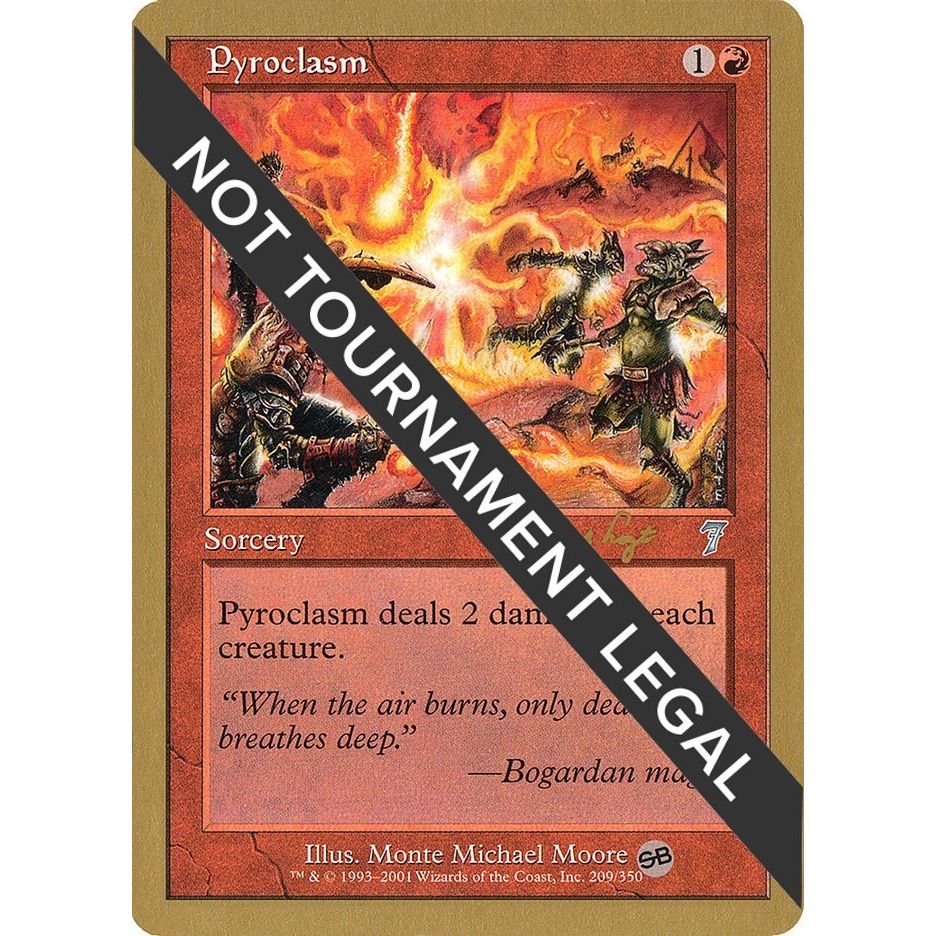 Image for Pyroclasm - 2001 Antoine Ruel (7ED) (SB) (WCD) - Magic: The Gathering