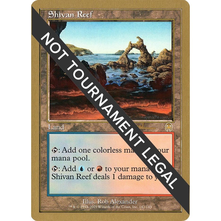 Image for Shivan Reef - 2001 Antoine Ruel (APC) (WCD) - Magic: The Gathering