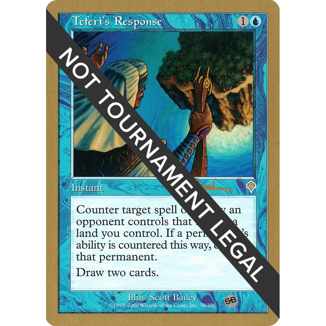 Image for Teferi's Response - 2001 Antoine Ruel (INV) (SB) (WCD) - Magic: The Gathering