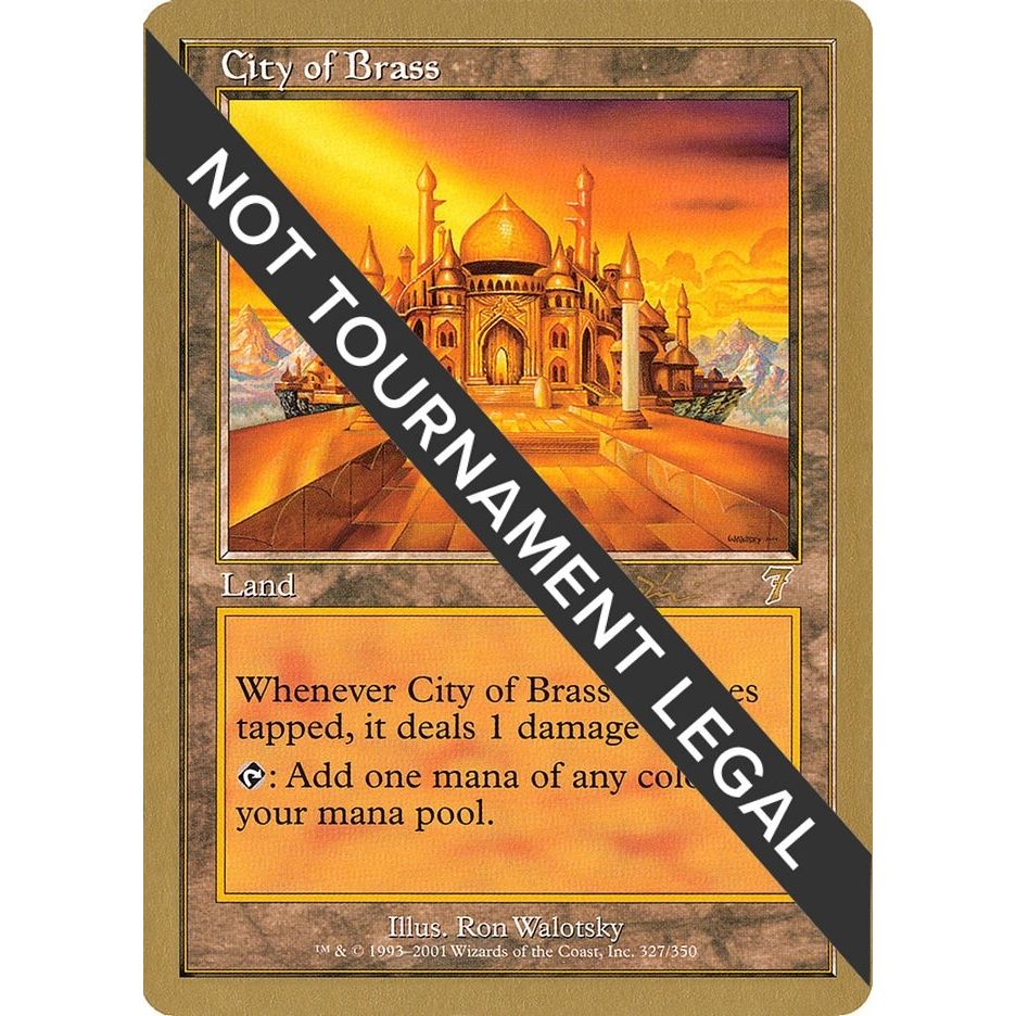 Image for City of Brass - 2001 Jan Tomcani (7ED) (WCD) - Magic: The Gathering