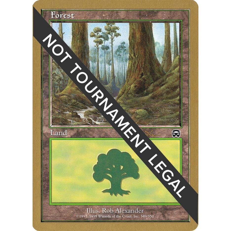 Image for Forest (349) - 2001 Jan Tomcani (MMQ) (WCD) - Magic: The Gathering