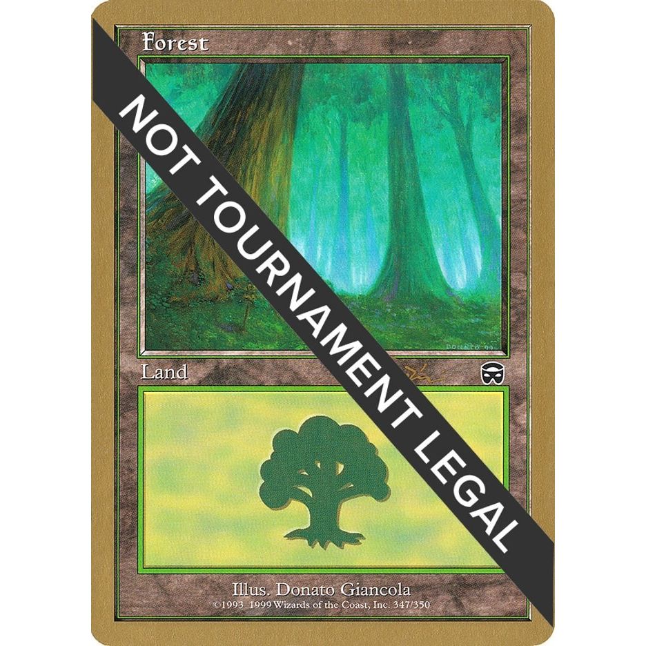 Image for Forest (347) - 2001 Jan Tomcani (MMQ) (WCD) - Magic: The Gathering