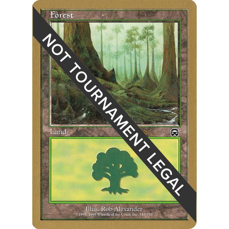 Image for Forest (348) - 2001 Jan Tomcani (MMQ) (WCD) - Magic: The Gathering