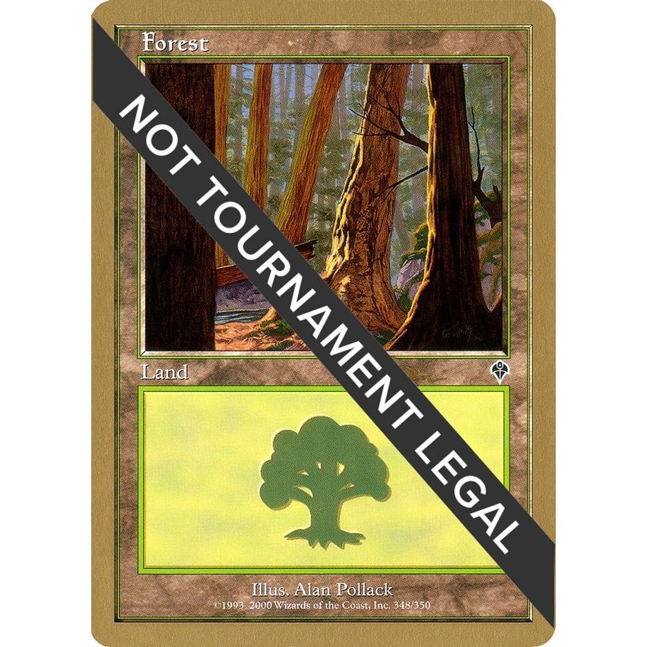 Image for Forest (348) - 2001 Jan Tomcani (INV) (WCD) - Magic: The Gathering