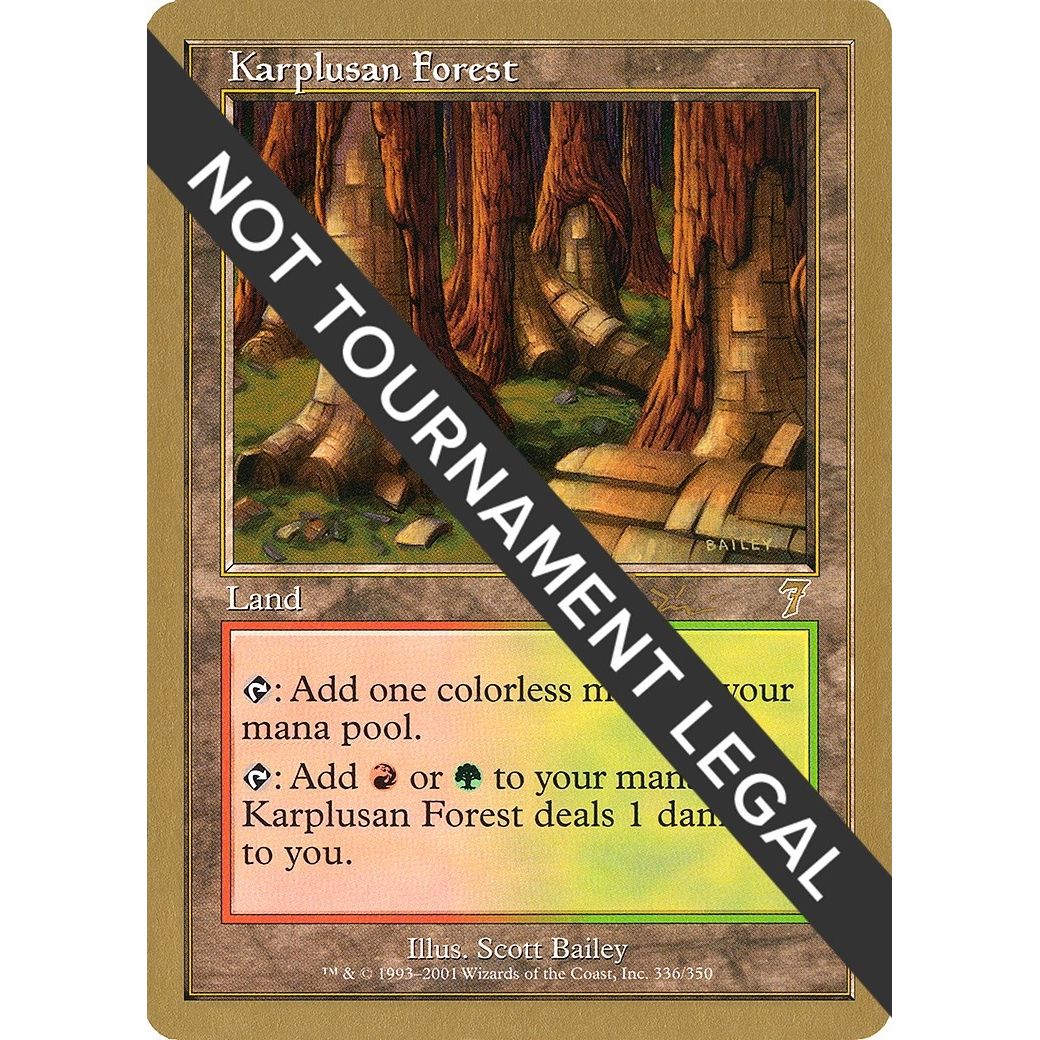 Image for Karplusan Forest - 2001 Jan Tomcani (7ED) (WCD) - Magic: The Gathering