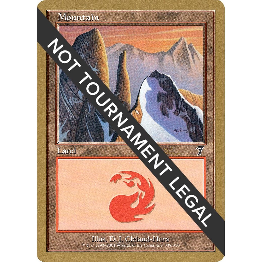 Image for Mountain (337) - 2001 Jan Tomcani (7ED) (WCD) - Magic: The Gathering