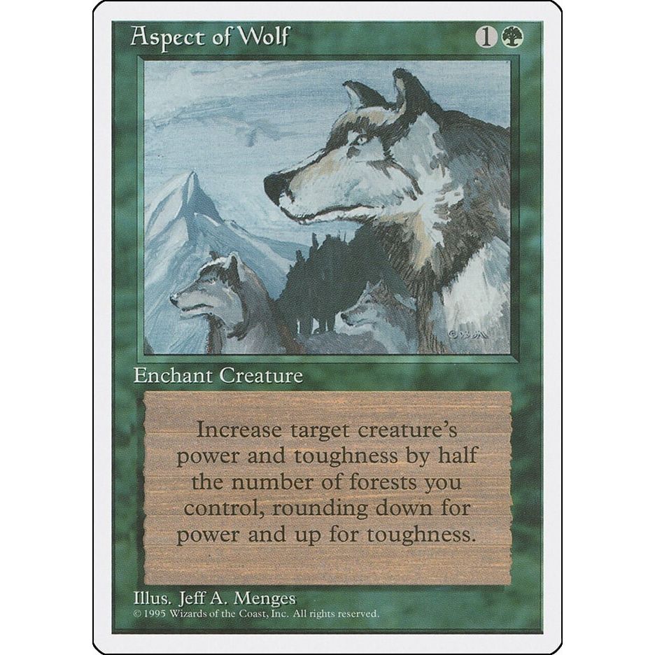 Image for Aspect of Wolf (4ED) - Magic: The Gathering