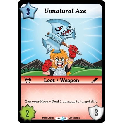 Image for Unnatural Axe (102) (MUNS1) - Munchkin CCG