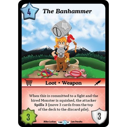 Image for The Banhammer (104) (MUNS1) - Munchkin CCG