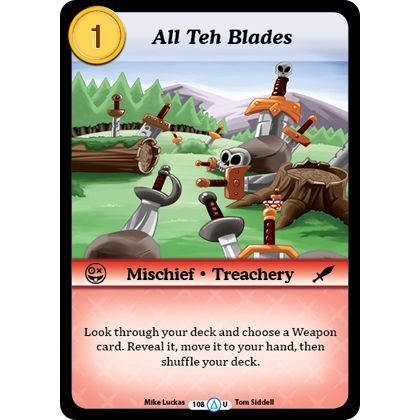 Image for All Teh Blades (108) (MUNS1) - Munchkin CCG