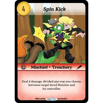 Image for Spin Kick (114) (MUNS1) - Munchkin CCG