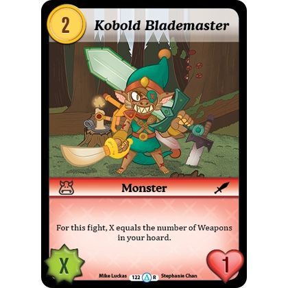 Image for Kobold Blademaster (122) (MUNS1) - Munchkin CCG
