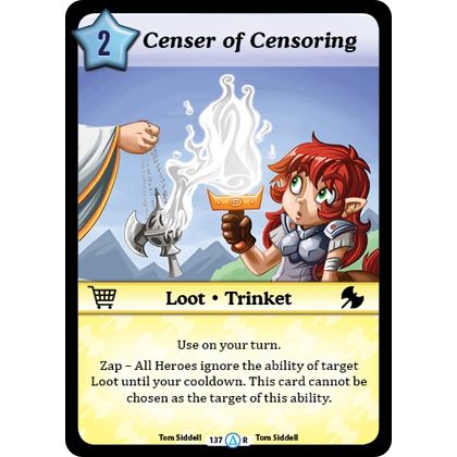 Image for Censer of Censoring (137) (MUNS1) - Munchkin CCG