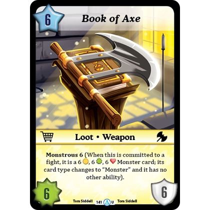 Image for Book of Axe (141) (MUNS1) - Munchkin CCG