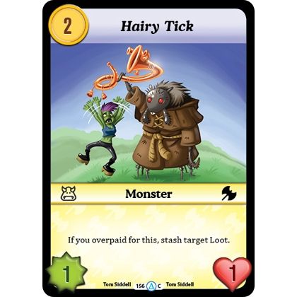 Image for Hairy Tick (156) (MUNS1) - Munchkin CCG