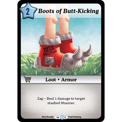 Image for Boots of Butt-Kicking (16) (MUNS1) - Munchkin CCG