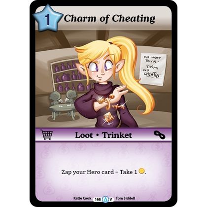 Image for Charm of Cheating (168) (MUNS1) - Munchkin CCG