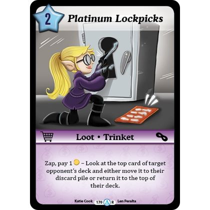 Image for Platinum Lockpicks (170) (MUNS1) - Munchkin CCG