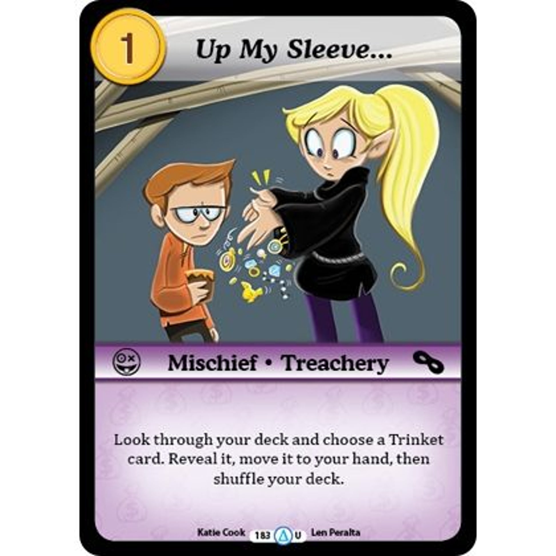Image for Up My Sleeve... (183) (MUNS1) - Munchkin CCG