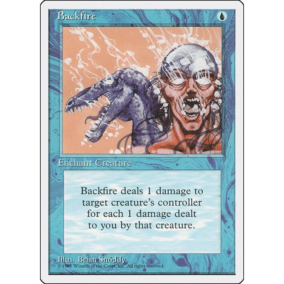 Image for Backfire (4ED) - Magic: The Gathering