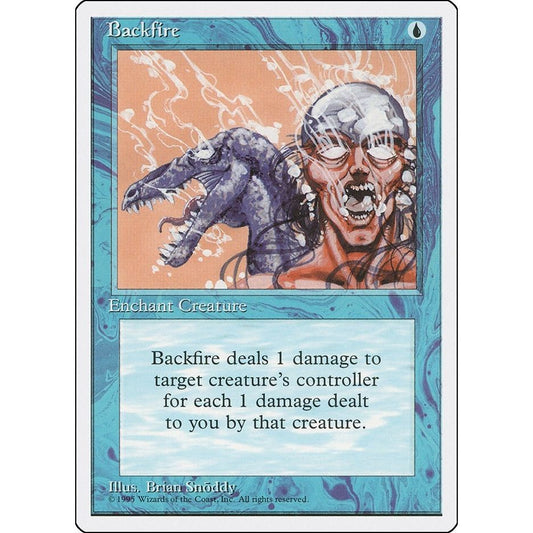 Image for Backfire (4ED) - Magic: The Gathering