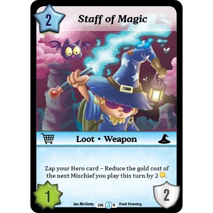 Image for Staff of Magic (205) (MUNS1) - Munchkin CCG