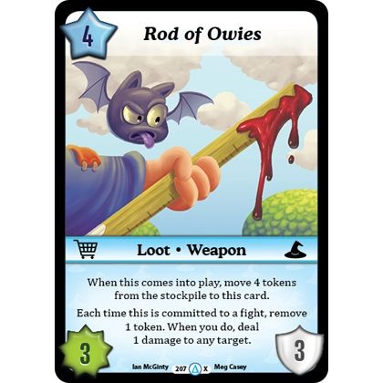 Image for Rod of Owies (207) (MUNS1) - Munchkin CCG