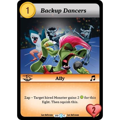 Image for Backup Dancers (232) (MUNS1) - Munchkin CCG