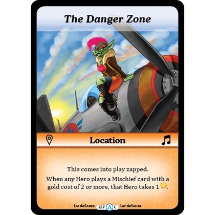 Image for The Danger Zone (257) (MUNS1) - Munchkin CCG