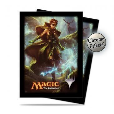 Image for Commander 2014 Standard Deck Protector, Freyalise, Llanowar's Fury for Magic 120ct (120-Pack) - Card Sleeves