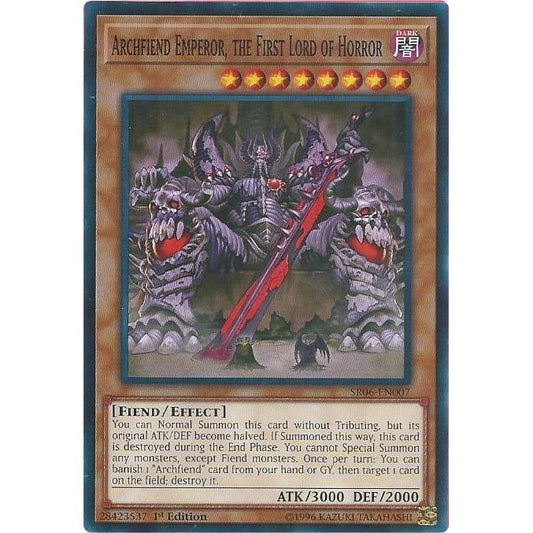 Image for Archfiend Emperor, the First Lord of Horror (SR06-EN007) (SR06) - YuGiOh