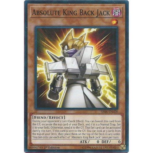 Image for Absolute King Back Jack (SR06-EN020) (SR06) - YuGiOh