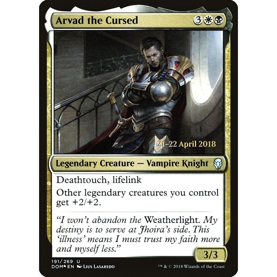 Image for Arvad the Cursed (191) (PRE) - Magic: The Gathering