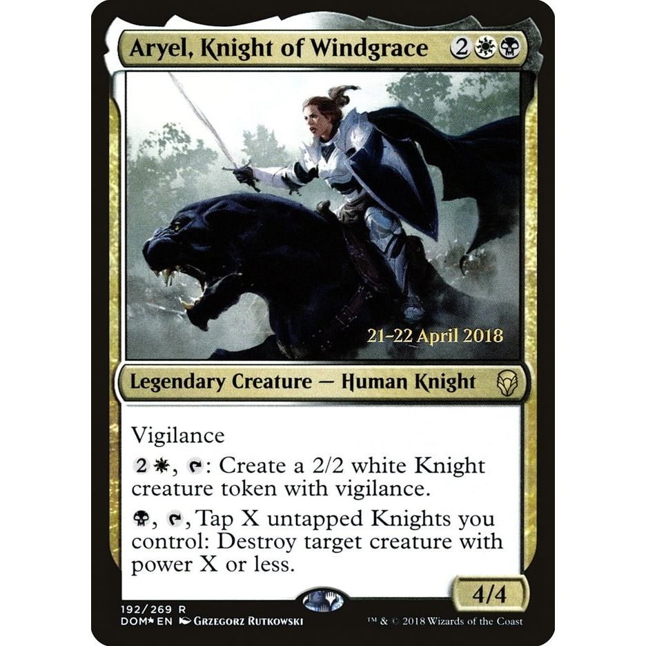 Image for Aryel, Knight of Windgrace (192) (PRE) - Magic: The Gathering