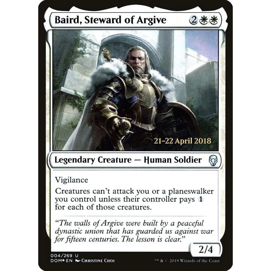 Image for Baird, Steward of Argive (4) (PRE) - Magic: The Gathering