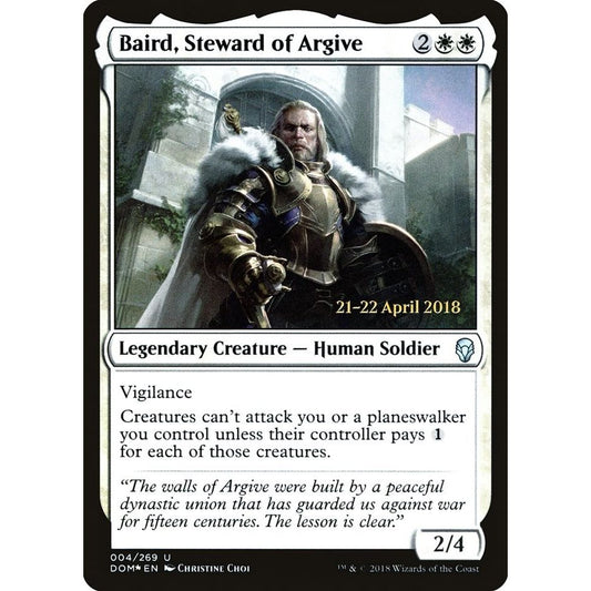 Image for Baird, Steward of Argive (4) (PRE) - Magic: The Gathering
