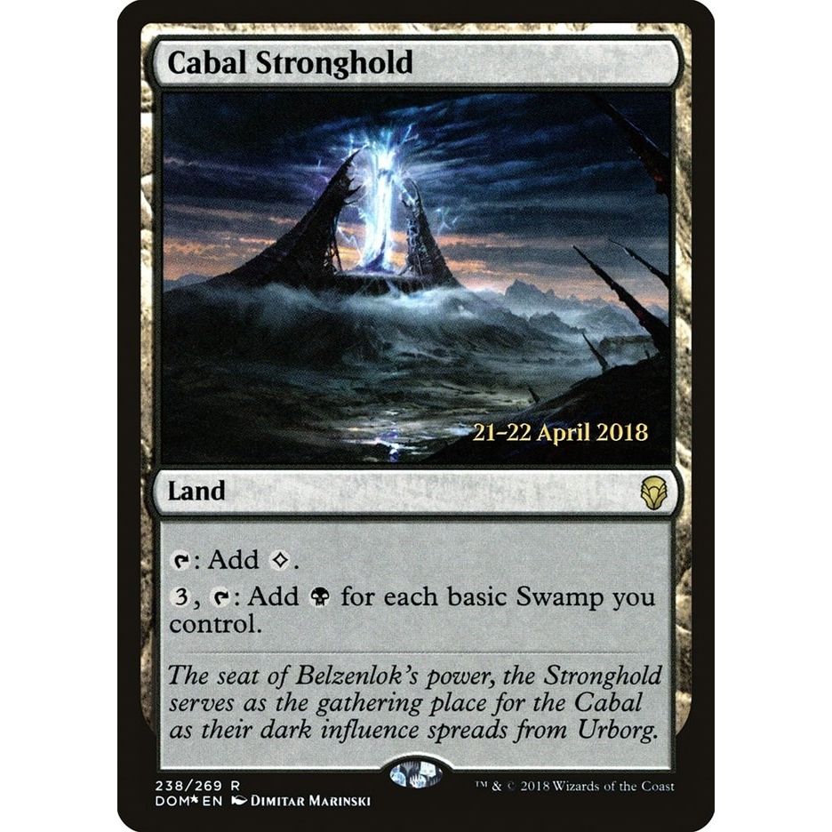 Image for Cabal Stronghold (238) (PRE) - Magic: The Gathering