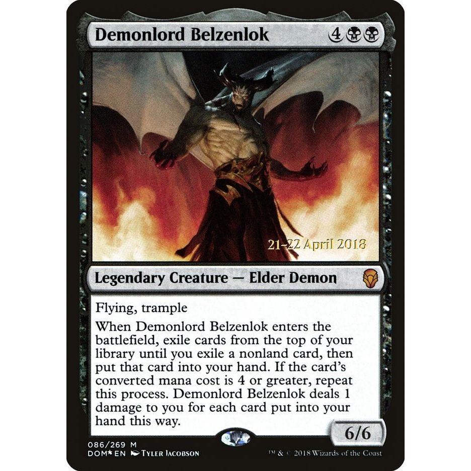 Image for Demonlord Belzenlok (86) (PRE) - Magic: The Gathering